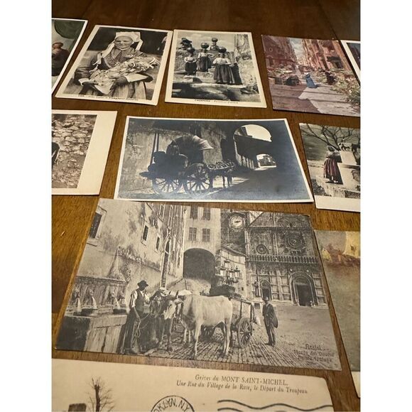 Vintage 1900s Post Card Lot of 12 Around the World Portraits People Animals - Picture 6 of 9